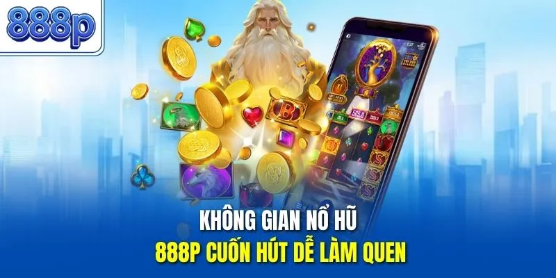 Không gian nổ hũ 888P cuốn hút dễ làm quen
